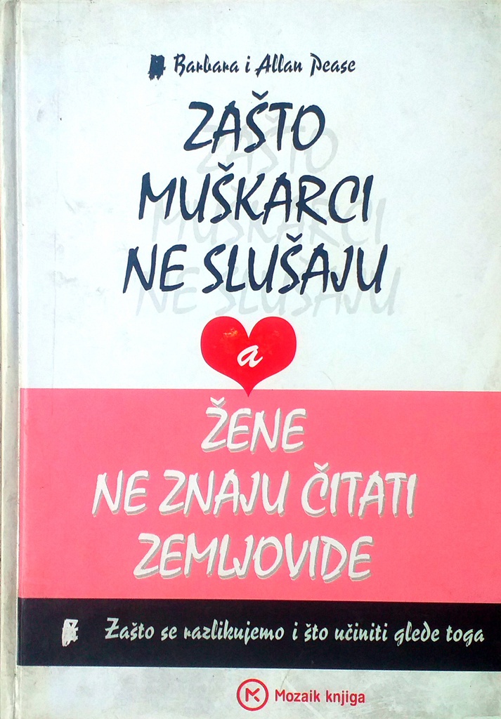 ZAŠTO MUŠKARCI NE SLUŠAJU, A ŽENE NE ZNAJU ČITATI ZEMLJOVIDE