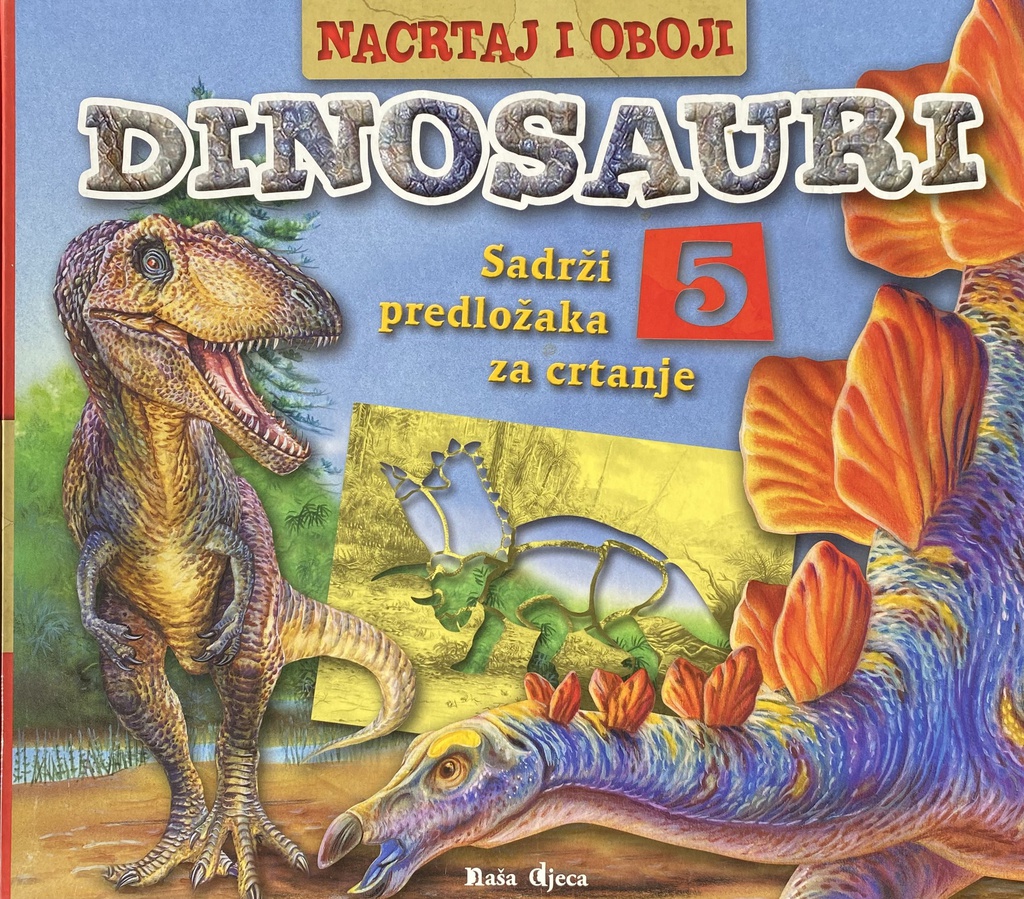 DINOSAURI - NACRTAJ I OBOJI
