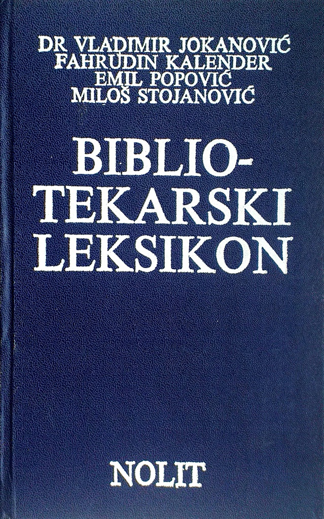 BIBLIOTEKARSKI LEKSIKON