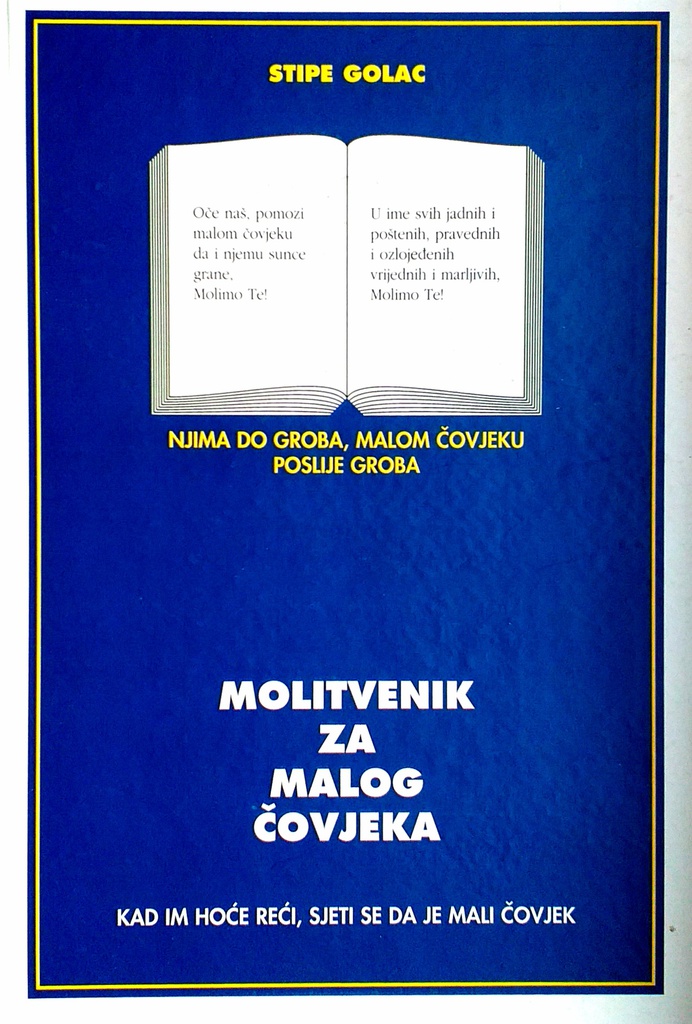 MOLITVENIK ZA MALOG ČOVJEKA