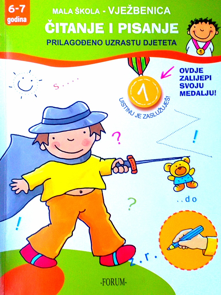 ČITANJE I PISANJE PRILAGOĐENO UZRASTU DJETETA