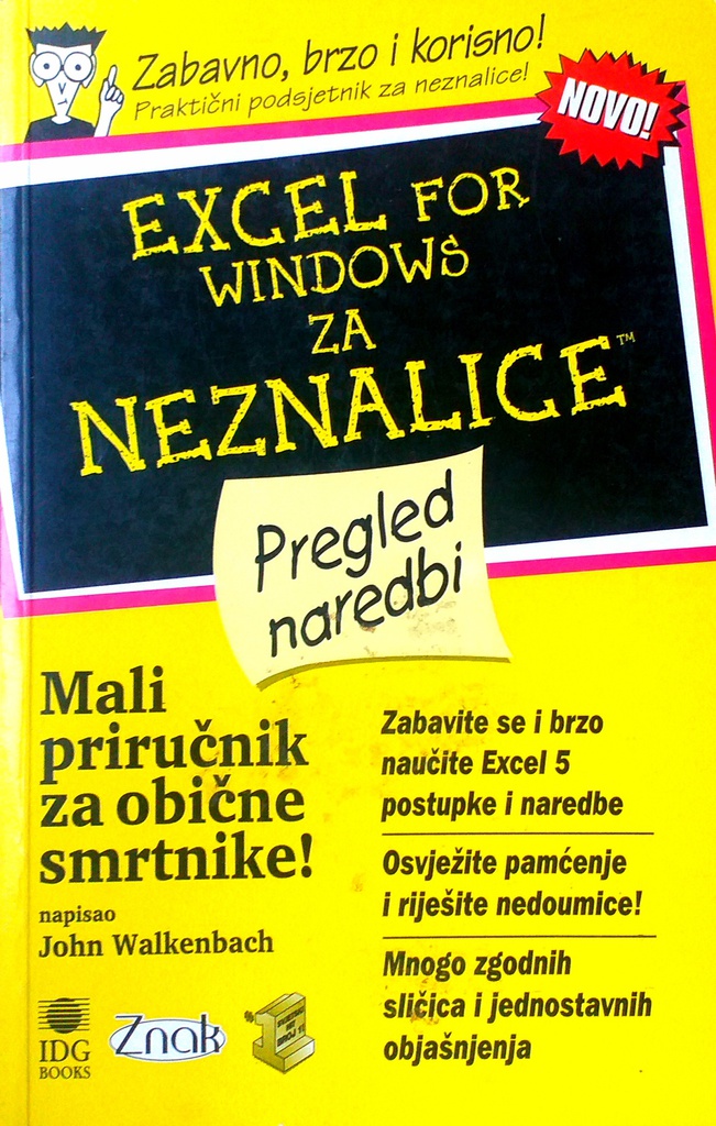 EXCEL FOR WINDOWS ZA NEZNALICE