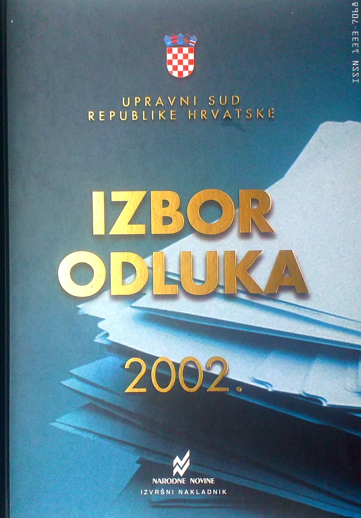 IZBOR ODLUKA 2002.