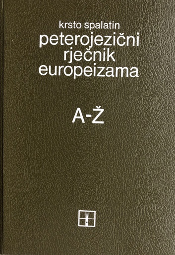 [A-06-4A] PETEROJEZIČNI RJEČNIK EUROPEIZAMA