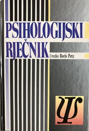 [A-06-3B] PSIHOLOGIJSKI RJEČNIK