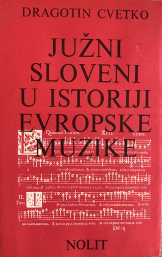 [A-07-4B] JUŽNI SLOVENI U ISTORIJI EVROPSKE MUZIKE