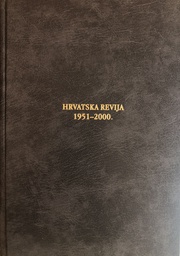 [A-07-2A] HRVATSKA REVIJA 1951-2000