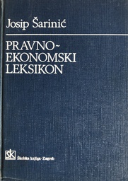 [A-11-3A] PRAVNO-EKONOMSKI LEKSIKON