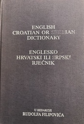 [A-13-4B] ENGLESKO-HRVATSKI ILI SRPSKI RJEČNIK