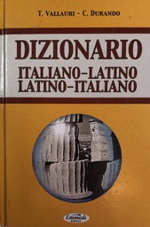[A-13-3B] DIZIONARIO ITALIANO-LATINO, LATINO-ITALIANO