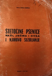 [A-13-3A] ŠTETOČINE PŠENICE, RAŽI, JEČMA I OVSA I NJIHOVO SUZBIJANJE