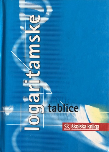 [B-01-2B] LOGARITAMSKE TABLICE