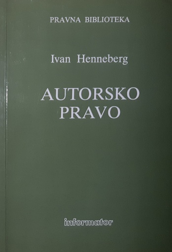 [O-01-5B] AUTORSKO PRAVO