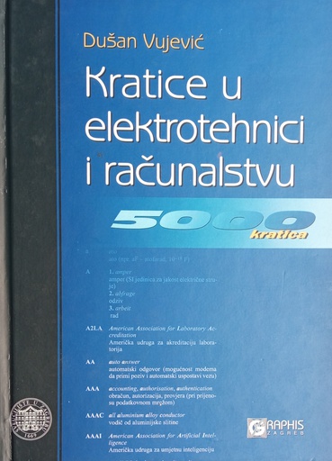 [B-04-4B] KRATICE U ELEKTROTEHNICI I RAČUNALSTVU