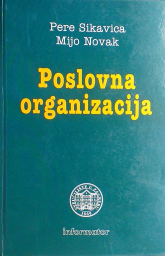 [GCD-4A] POSLOVNA ORGANIZACIJA