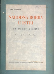 [GCD-6A] NARODNA BORBA U ISTRI