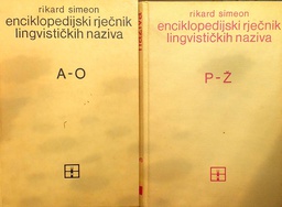 [GS-3A] ENCIKLOPEDIJSKI RJEČNIK LINGVISTIČKIH NAZIVA 1-2