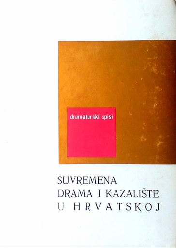 [GHD-3A] SUVREMENA DRAMA I KAZALIŠTE U HRVATSKOJ