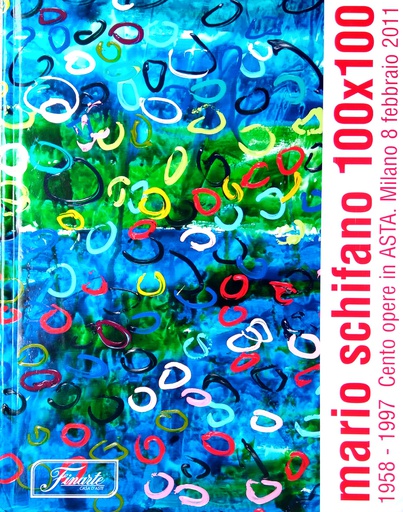 [B-09-3B] MARIO SCHIFANO 100X100