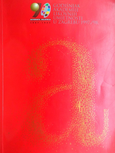 [B-09-1A] GODIŠNJAK AKADEMIJE LIKOVNIH UMJETNOSTI U ZAGREBU 1997./1998.