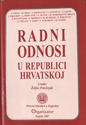 [O-B-4A] RADNI ODNOSI U REPUBLICI HRVATSKOJ