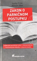 [O-B-4A] ZAKON O PARNIČNOM POSTUPKU