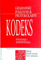 [C-02-3B] KODEKS PONAŠANJA I KOMUNICIRANJA - GRAĐANSKI, POSLOVNI I PROTOKOLARNI BONTON