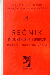 [C-03-5B] INDUSTRIJSKI REČNIK NEMAČKO-SRPSKOHRVATSKI 4