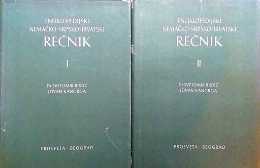 [C-01-1A] ENCIKLOPEDIJSKI NEMAČKO-SRPSKOHRVATSKI REČNIK I-II