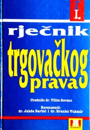 [C-05-3B] RJEČNIK TRGOVAČKOG PRAVA