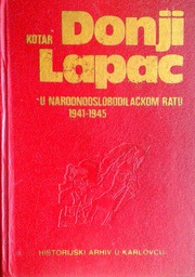 [C-06-2B] KOTAR - DONJI LAPAC U NARODNOOSLOBODILAČKOM RATU 1941.-1945.