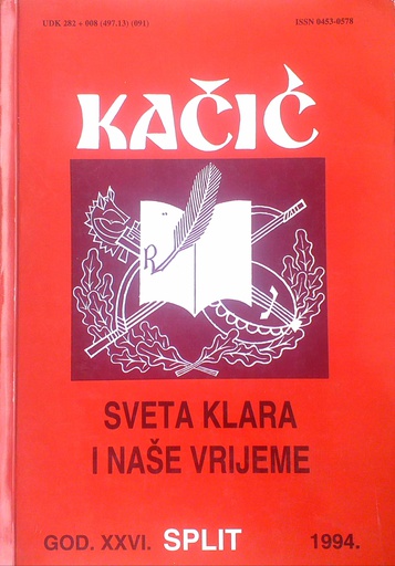 [C-09-3B] SVETA KLARA I NAŠE VRIJEME