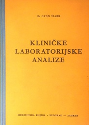 [C-09-5B] KLINIČKE LABORATORIJSKE ANALIZE