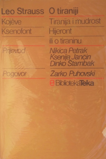 [C-09-5B] O TIRANIJI