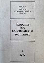 [D-02-5A] ČASOPIS ZA SUVREMENU POVIJEST 1/1972.