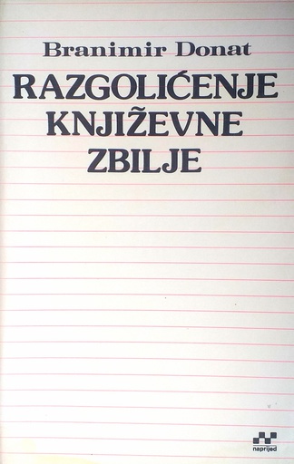 [C-12-4A] RAZGOLIĆENJE KNJIŽEVNE ZBILJE