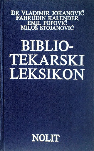 [D-01-3A] BIBLIOTEKARSKI LEKSIKON