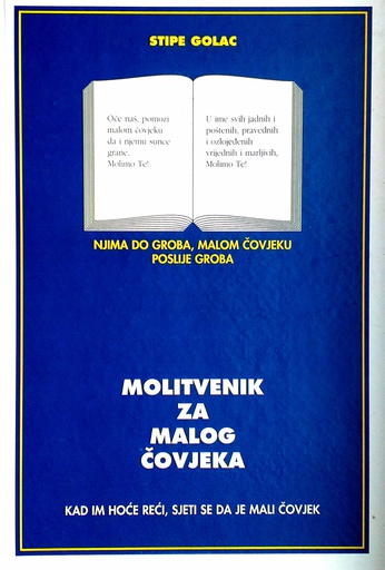 [D-01-5A] MOLITVENIK ZA MALOG ČOVJEKA
