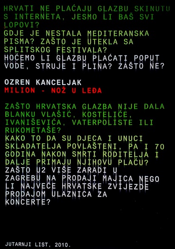 [D-03-3A] MILION: NOŽ U LEĐA