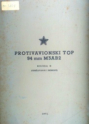 [D-06-2A] PROTIVAVIONSKI TOP 94MM M3AB2 KNJIGA II