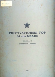 [D-06-2A] PROTIVAVIONSKI TOP 94MM M3AB2 KNJIGA II