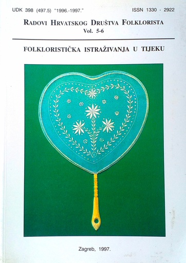 [D-07-5B] RADOVI HRVATSKOG DRUŠTVA FOLKLORISTA VOL. 5-6