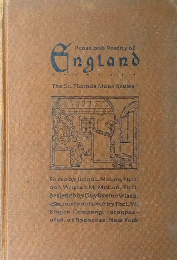 [D-11-4A] PROSE AND POETRY OF ENGLAND