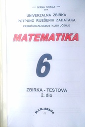 [D-11-1A] MATEMATIKA 6 - 2. DIO ZBIRKA TESTOVA