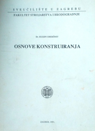 [D-18-6B] OSNOVE KONSTRUIRANJA