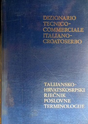 [D-19-4B] TALIJANSKO-HRVATSKOSRPSKI RJEČNIK POSLOVNE TERMINOLOGIJE