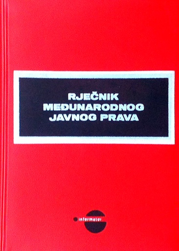 [D-20-2B] RJEČNIK MEĐUNARODNOG JAVNOG PRAVA