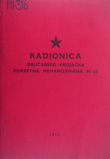 [D-21-6A] RADIONICA OBUĆARSKO-KROJAČKA
