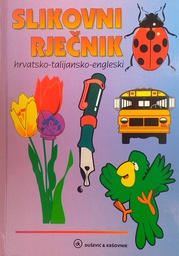 [D-15-1A] SLIKOVNI RJEČNIK HRVATSKO-TALIJANSKO-ENGLESKI