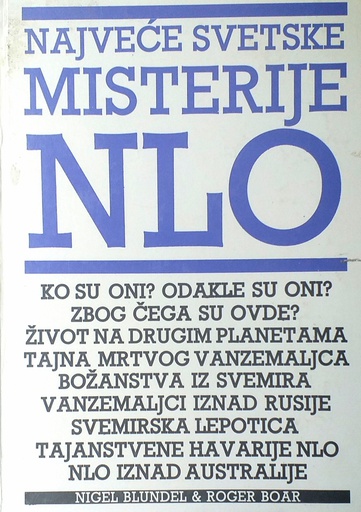 [GN-01-4A] NAJVEĆE SVETSKE MISTERIJE: NLO